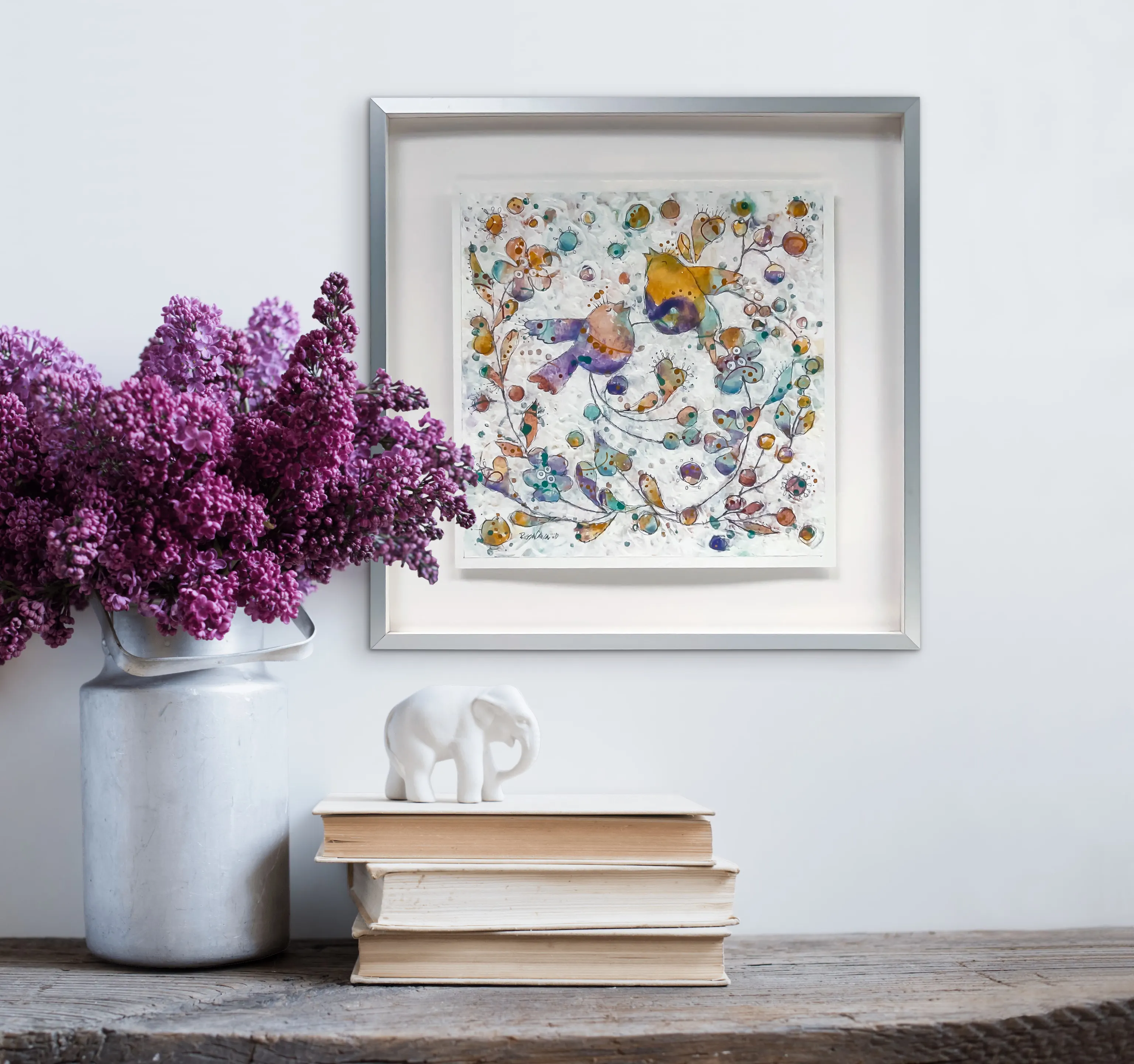 A collectible artwork whose packaging must support safe transport and repeated ownership